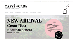 Desktop Screenshot of caffeacasa.com