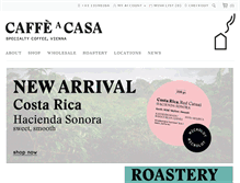 Tablet Screenshot of caffeacasa.com